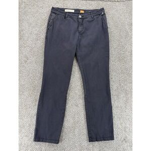Pilcro & the Letterpress Hyphen Chino Womens 28‎ Gray Weekend Wash Stretch Twill